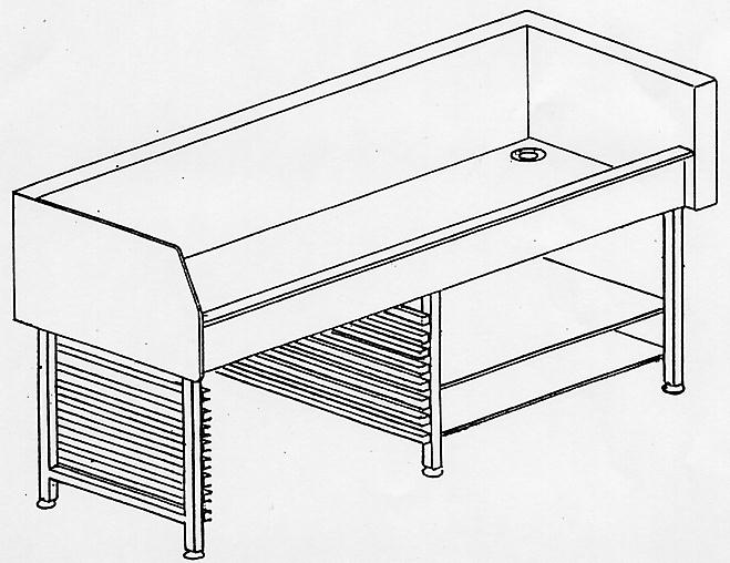 with drying frame rack